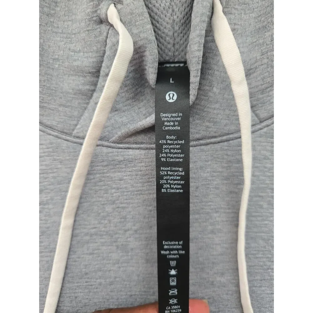 Lululemon Sleeveless Hooded Pullover Sz L - Picture 2 of 6